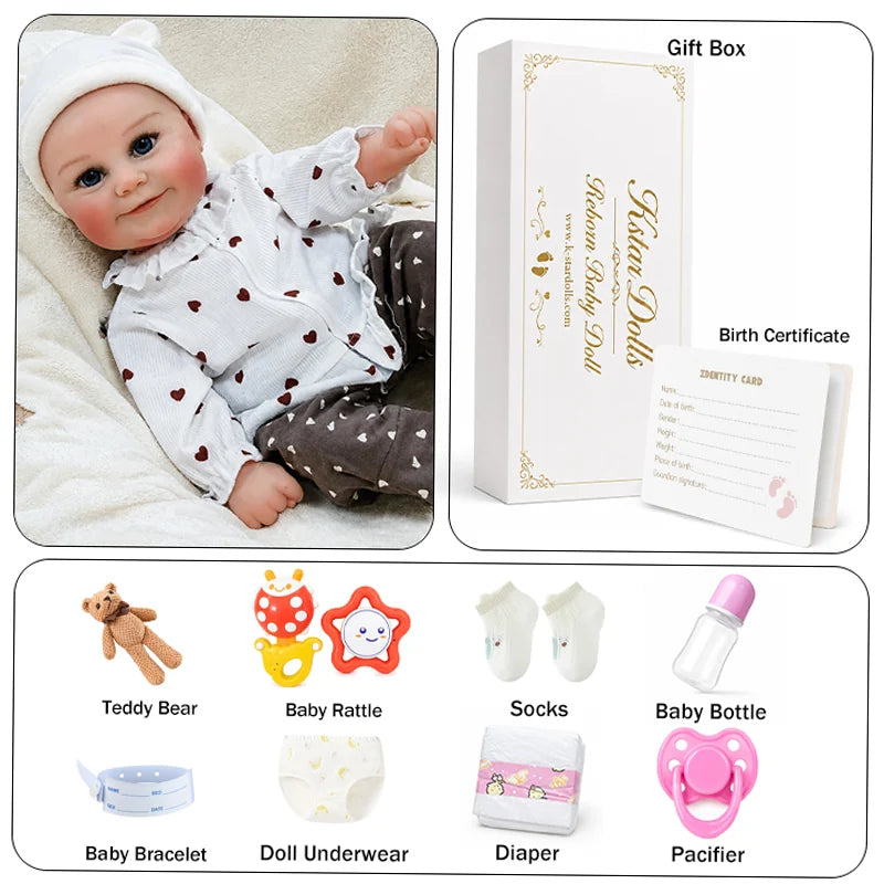 Theo 20" Lifelike Reborn Baby Doll