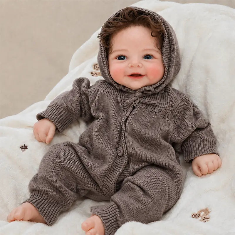 reborn baby doll dressing gray dressing set
