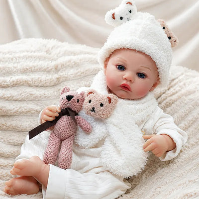 Warm Winter Clothing Set for Reborn Dolls and Pretend Nursery Play