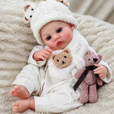 Cozy Bear Outfit Set for Reborn Baby Dolls
