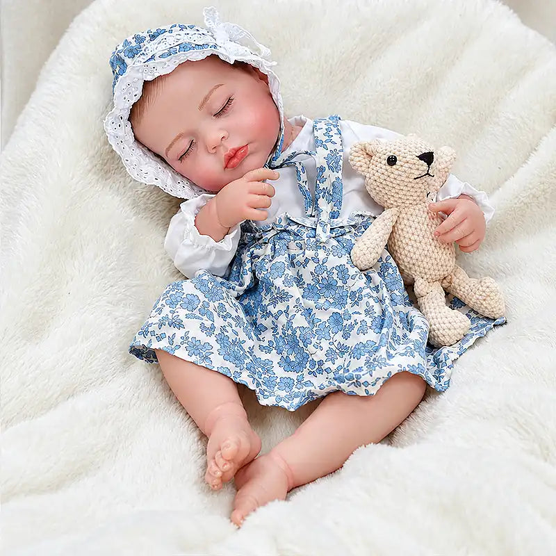 Handcrafted Reborn Doll with Lifelike Skin and Hand-Painted Details