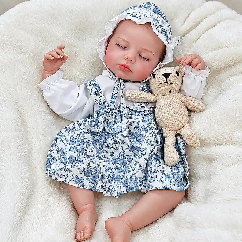 Sleeping Reborn Baby Doll with Closed Eyes, Rosy Cheeks and Tiny Toes