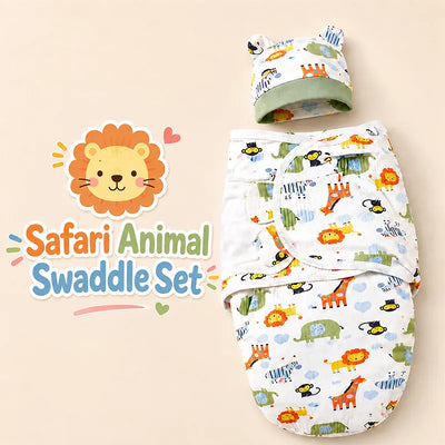 Safari_Animal_Swaddle_Set
