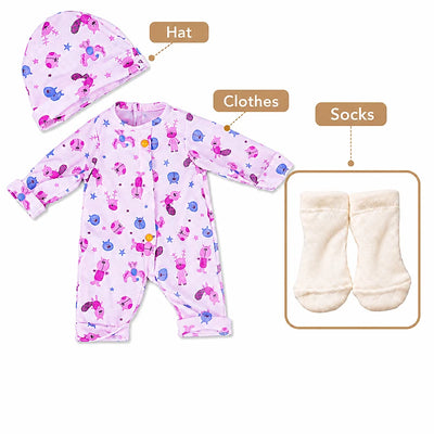 Soft Cotton Reborn Doll Clothes