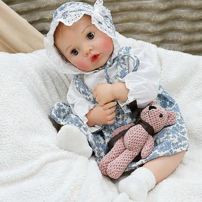 Ellis 20” interactive feeding reborn baby doll