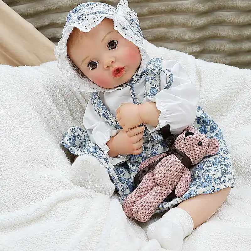Ellis 20” interactive feeding reborn baby doll
