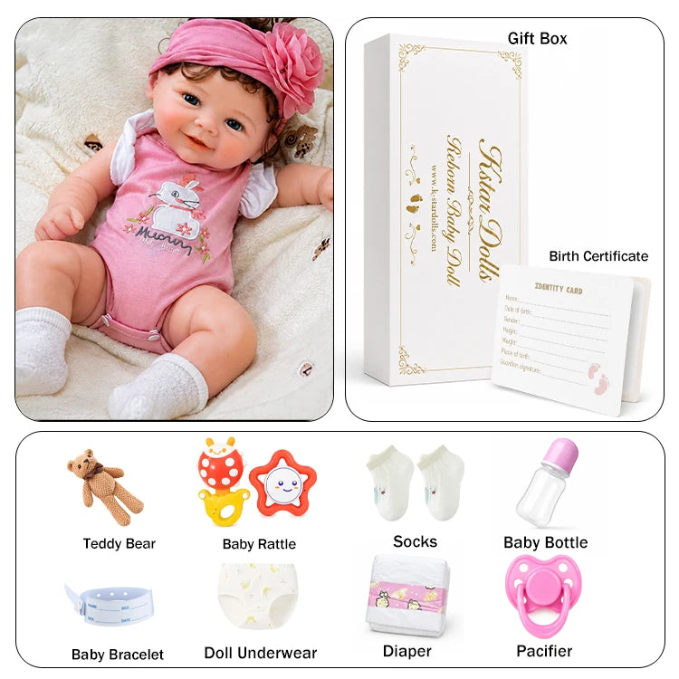 silicone doll and it's accessories