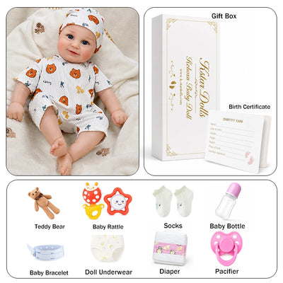 Milo 20" Lifelike Sleeping Reborn  Baby Doll
