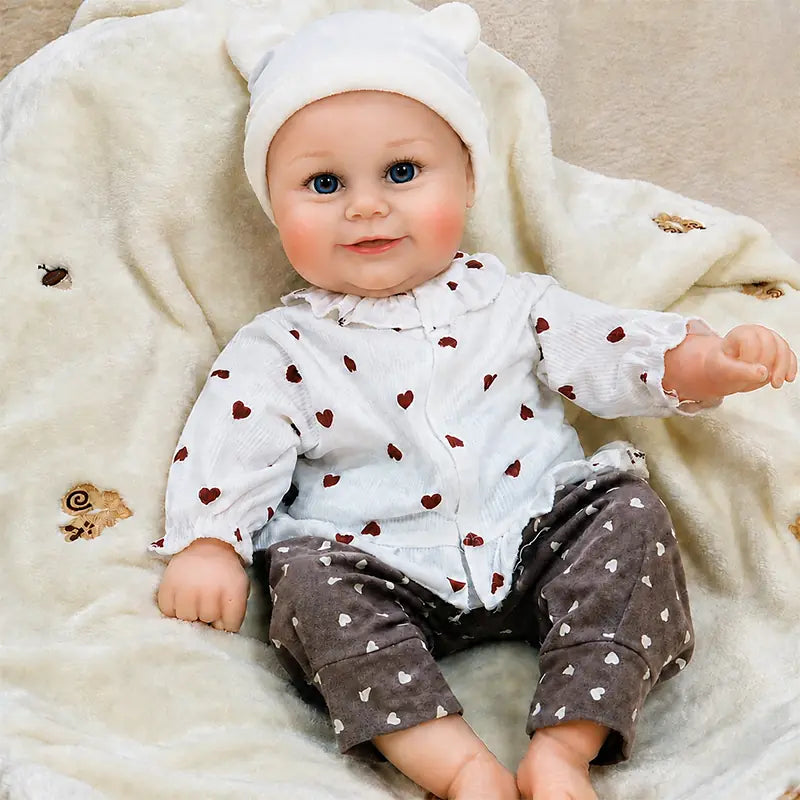 18-20''  Reborn Baby Doll Dressing Ruffle Top and Pants Set