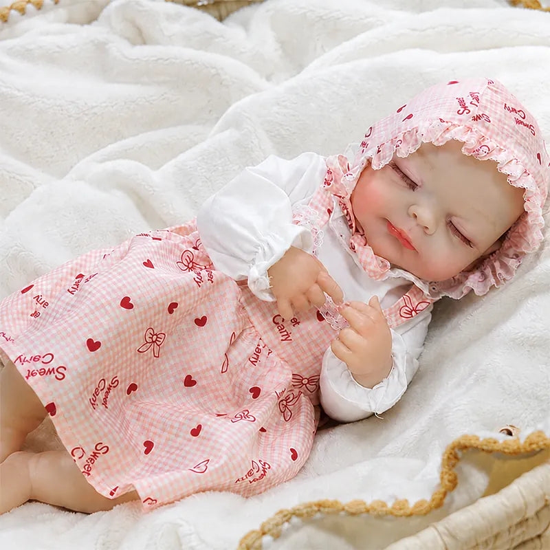 Cute realistic reborn baby doll designed for doll collectors, reborn enthusiasts, children who enjoy nurturing role-play, and families looking for a memorable gift.